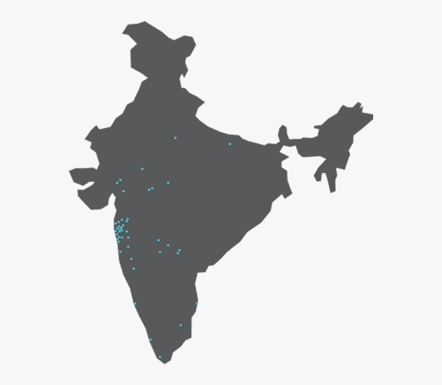 Navi Mumbai Noida Pali Panvel Perambalur Pune Ratnagiri - Transparent Background India Map Png, Png Download
