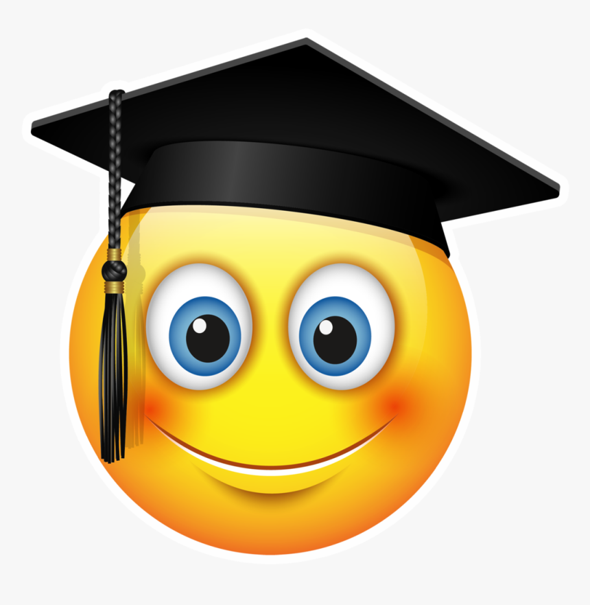 Emoji Clipart Graduation Graduation Emoji Png, Transparent Png