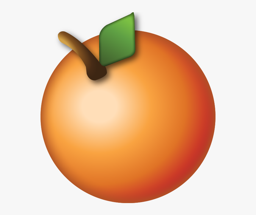 Orange Emoji, HD Png Download