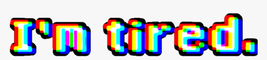 #tremd #tumblr #tired #3d #trends #freetoedit, HD Png Download