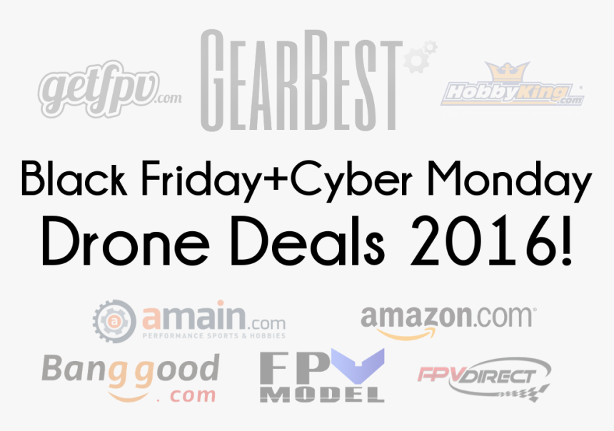 Black Friday And Cyber Monday 2016 Drone Deals - Amazon, HD Png Download