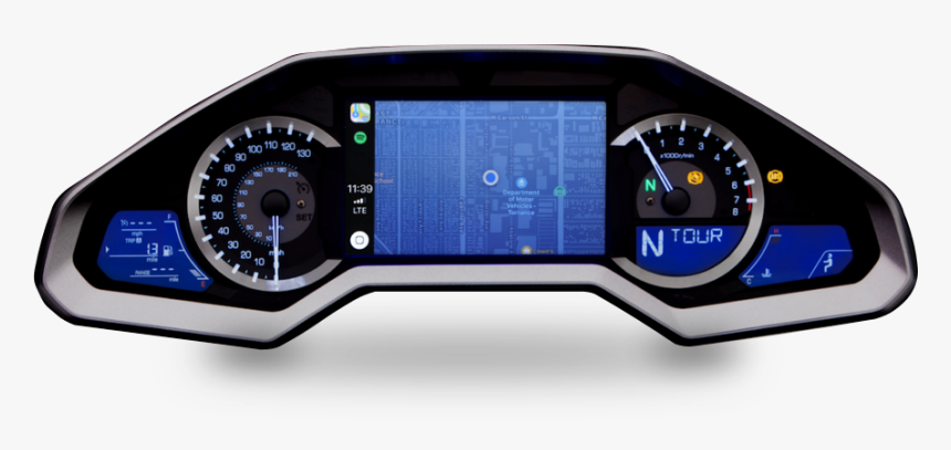 Transparent Gold Wings Png - Honda Goldwing 2019 Dashboard, Png Download