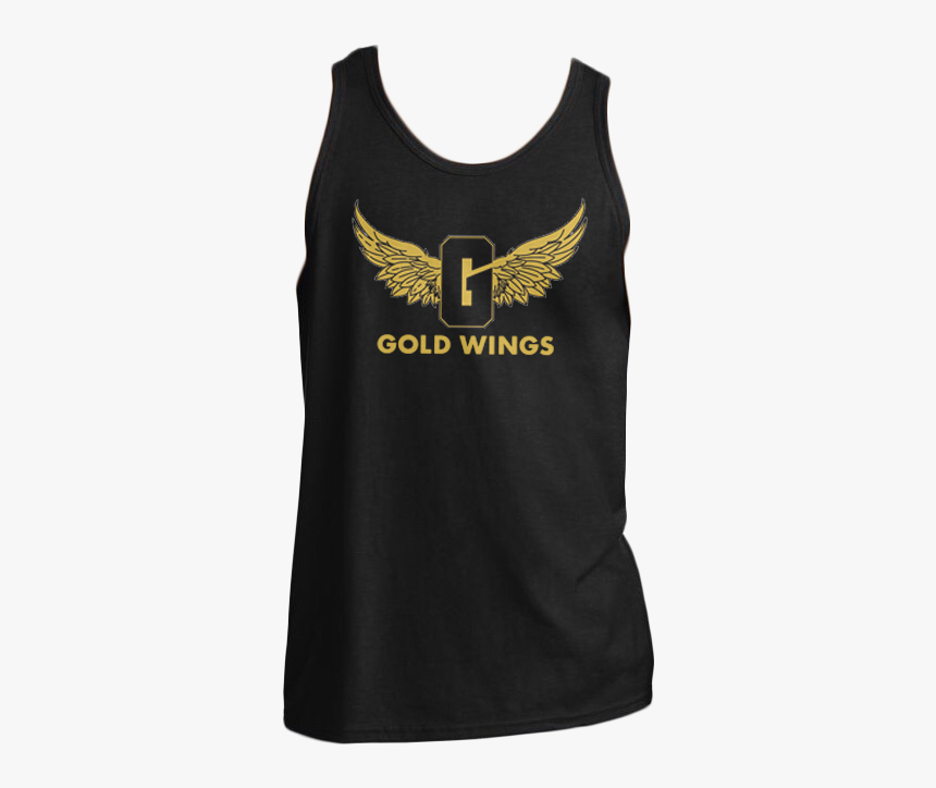 Image Of Black Heir Gold Wings Tank Top - Active Tank, HD Png Download