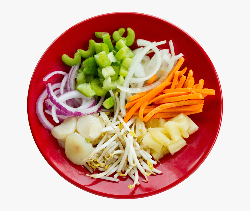 Chicken, Celery, Onions,red Onions, Water Chestnuts, - Nộm, HD Png Download