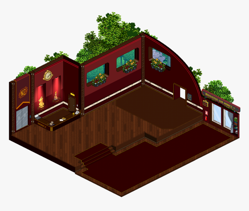 Tacha Y Perico Xd - Habbo Room Ads, HD Png Download