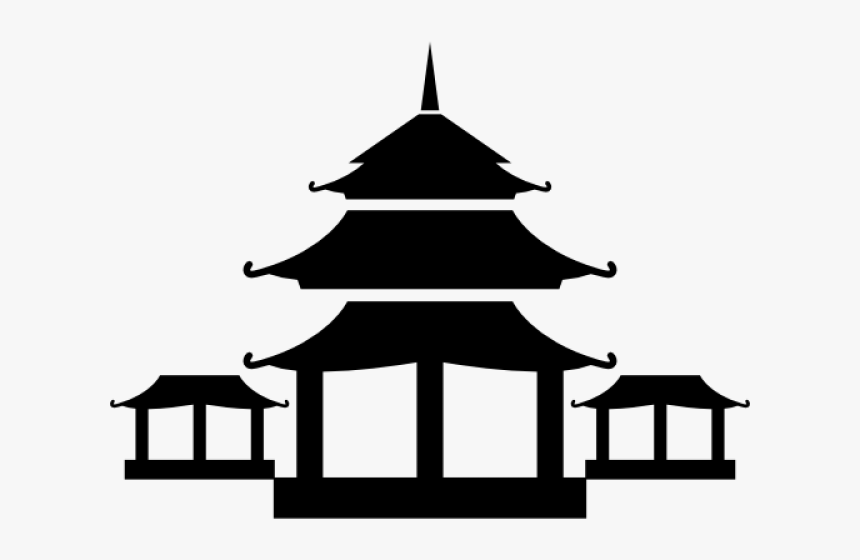 Pagoda Clipart Wihara - Buddhist Temple Icon, HD Png Download