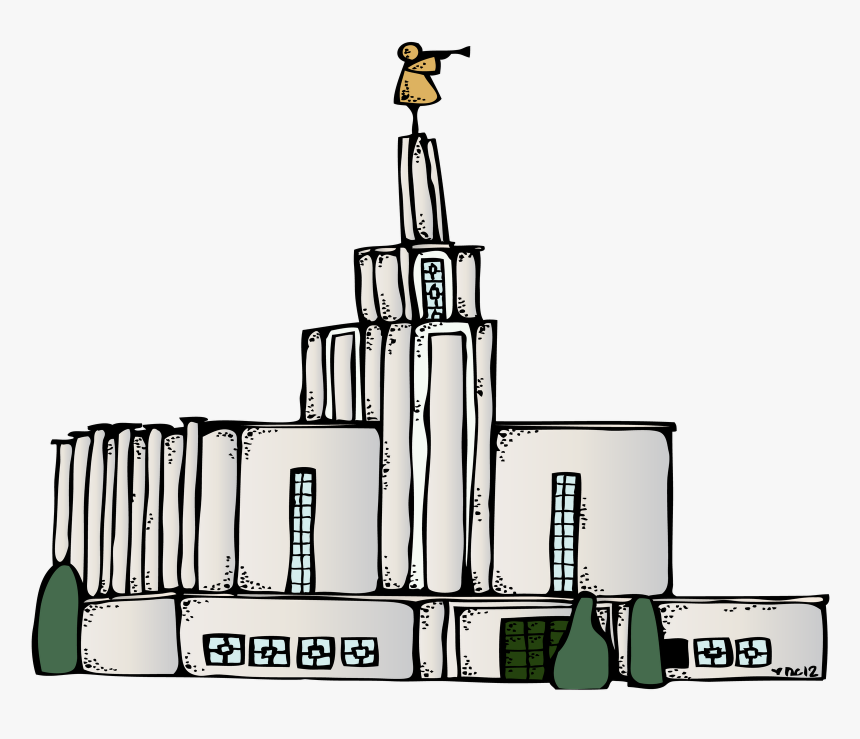 Lds Temple Clip Art - Clip Art Lds Temple, HD Png Download