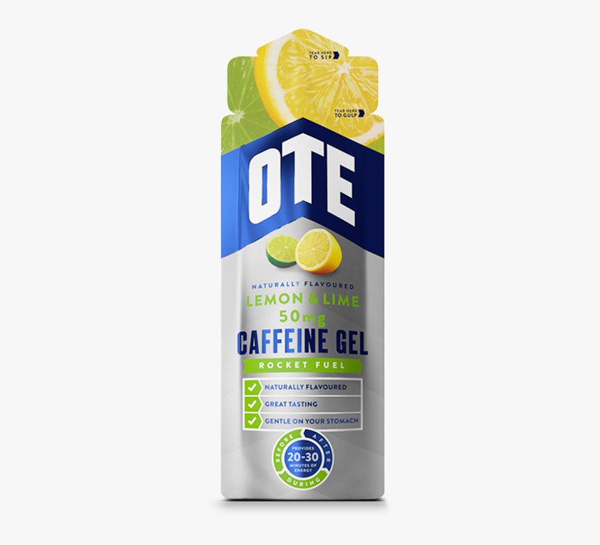 Lemon & Lime Caffeine Gel - Lemon Lime Energy Drink, HD Png Download