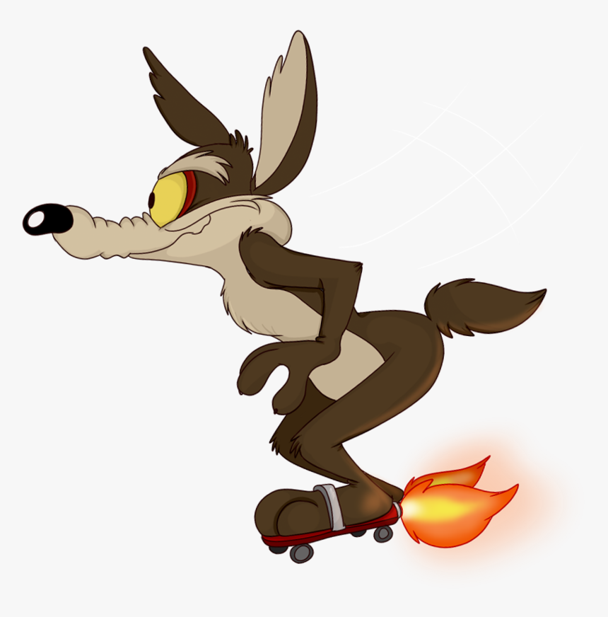 Coyote Clipart Roadrunner Coyote - Wild E Coyote Png, Transparent Png