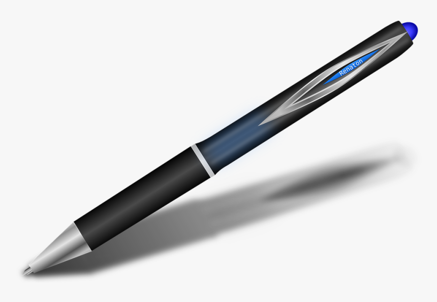 Pen Ballpoint Vector Graphic Pixabay - Pen Clipart Transparent Background, HD Png Download