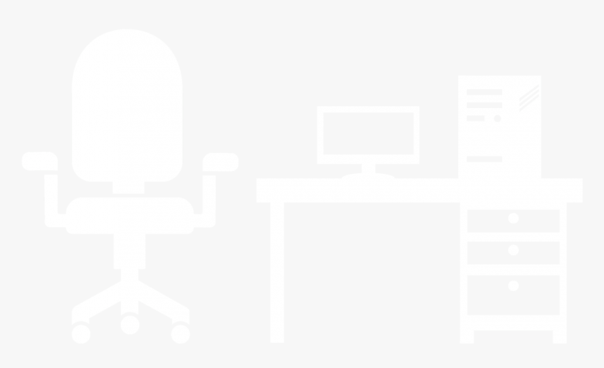 Office Icon White Png, Transparent Png