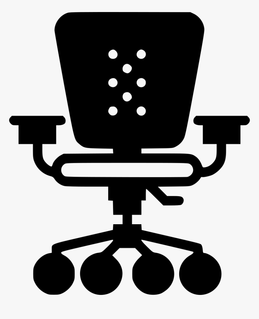 Office Chair - Office Furniture Icon Png, Transparent Png