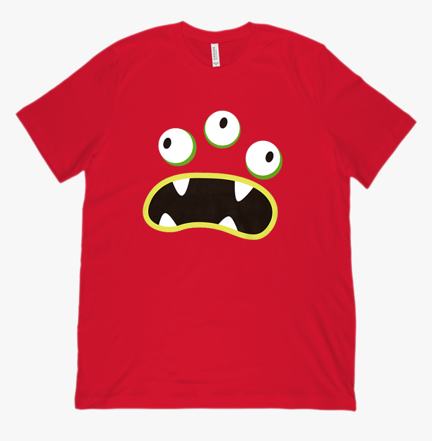 Triple Eyed Monster Teeth - Cartoon, HD Png Download