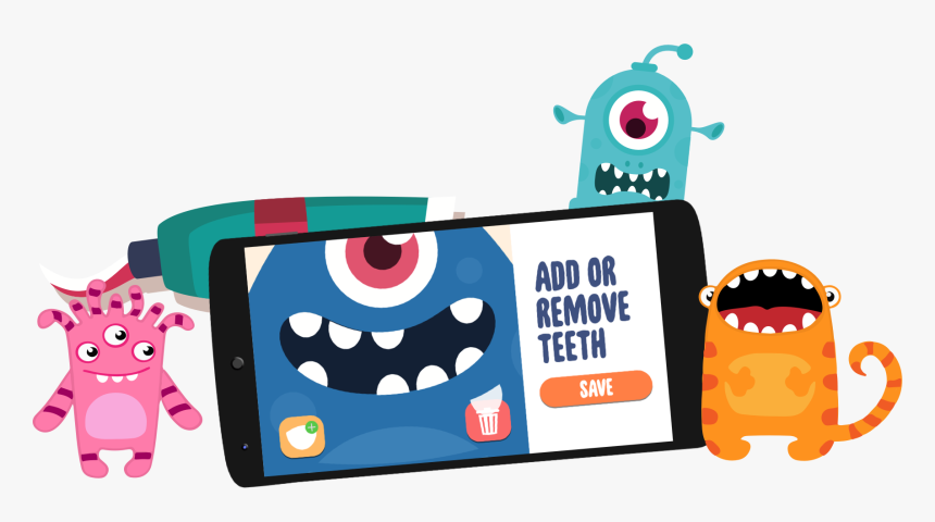 Transparent Kids Brushing Teeth Clipart - Cartoon, HD Png Download