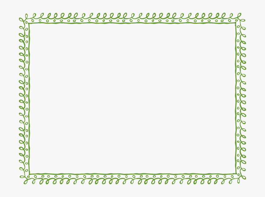 Green Boarders Png - Colorful Doodle Borders Png, Transparent Png
