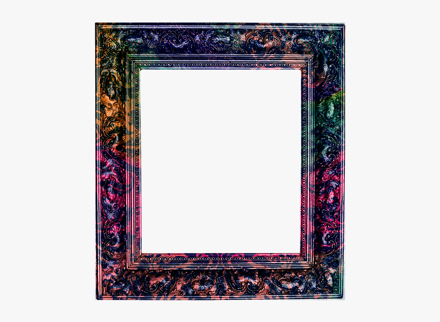 Frame, Art, Colorful, Border, Decorative, Design - Art, HD Png Download