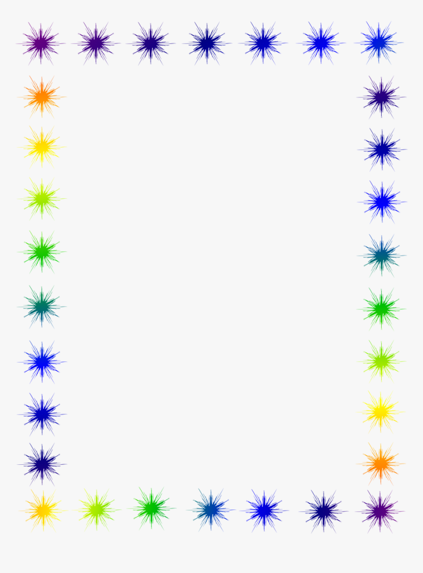 Photo Frame Picture Frame Frame Free Photo - Transparent Frame Border Colorful, HD Png Download