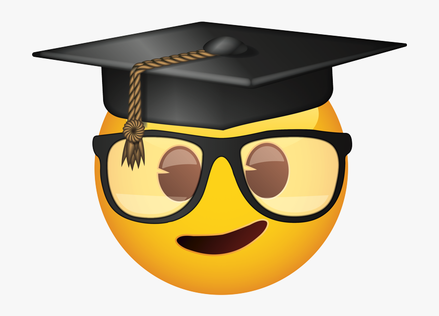 Graduation Cap Emoji Transparent, HD Png Download , Transparent Png