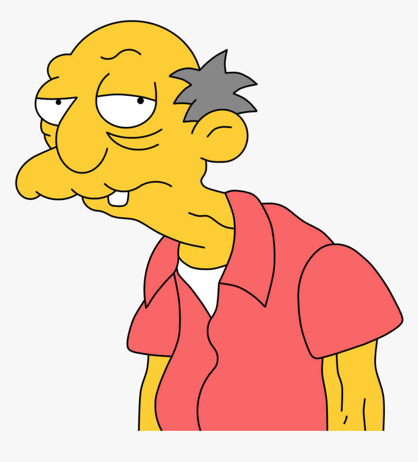 This Png File Is About Simpsons , Homero - Old People From The Simpsons, Transparent Png