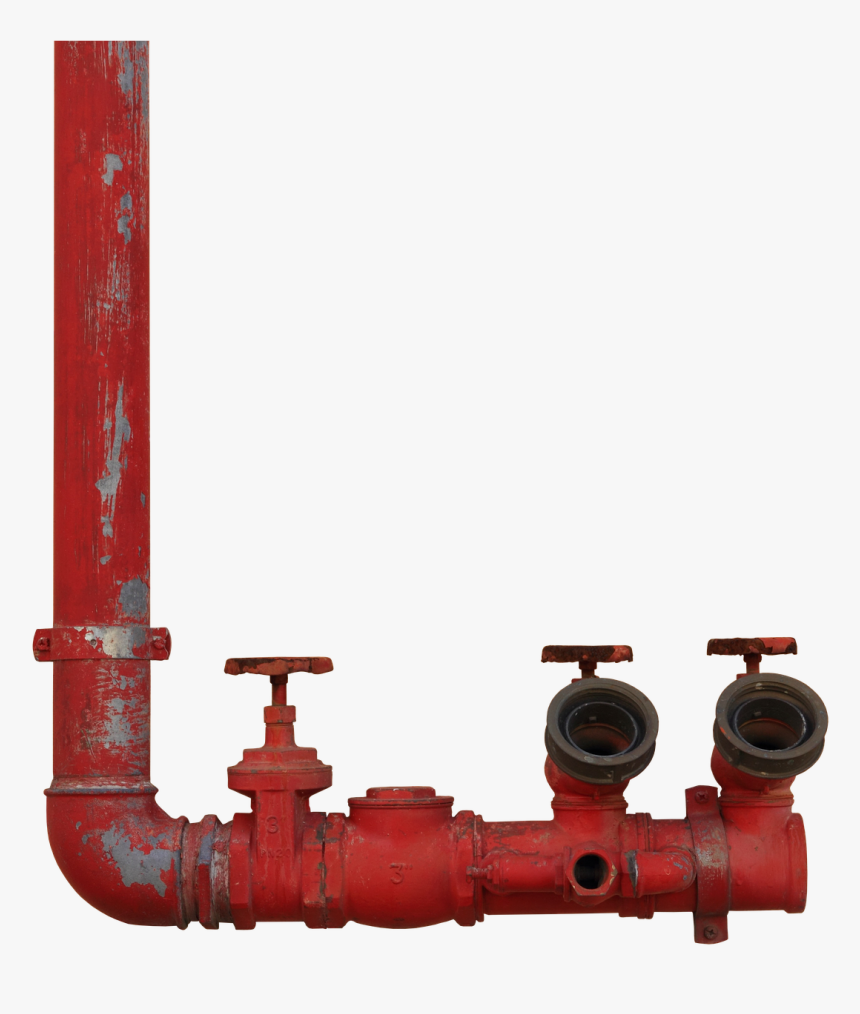 Fire Pipe Transparent Images - Valve In Plumbing, HD Png Download