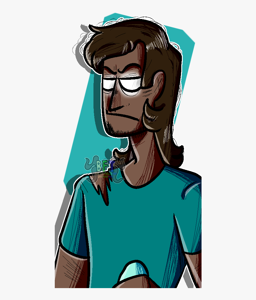 Stimky Herobrine - Cartoon, HD Png Download
