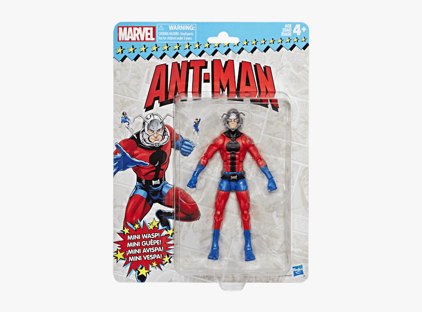 Hasbro Marvel Legends 6″ Vintage Ant Man & Wasp Figure - Ant Man Marvel Legends Figure, HD Png Download