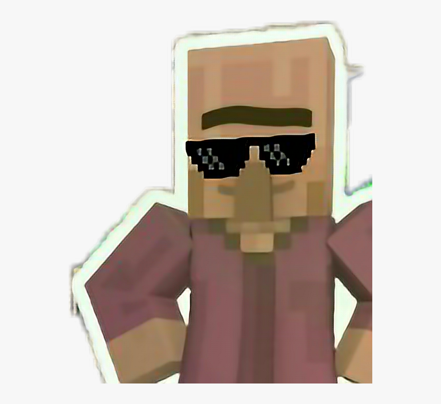 #herobrine Villager - Cartoon, HD Png Download