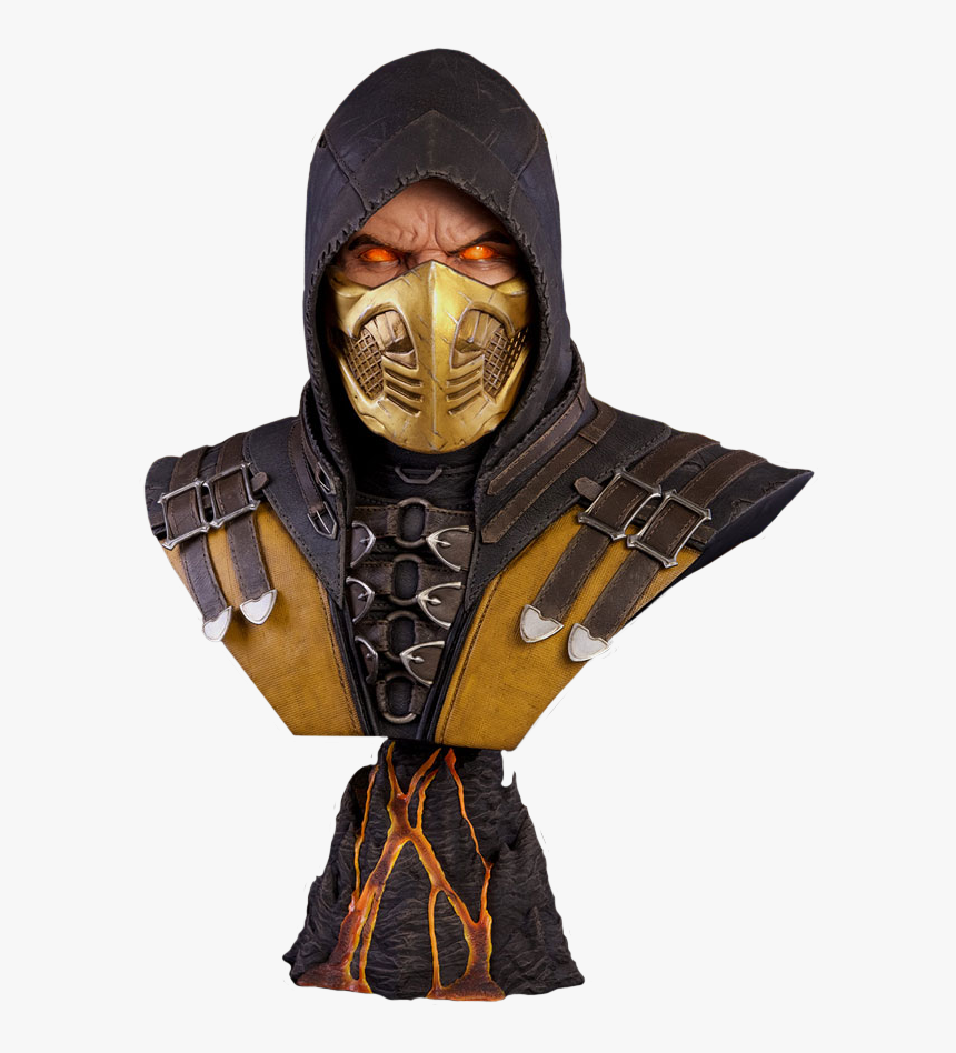 Scorpion Mortal Kombat Bust, HD Png Download