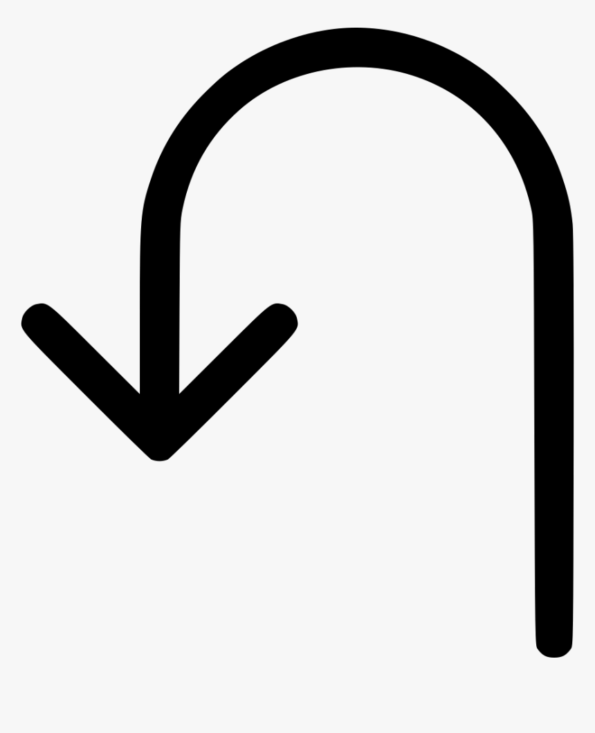 Turn Left Back Arrow Comments - Turn Back Arrow Png, Transparent Png