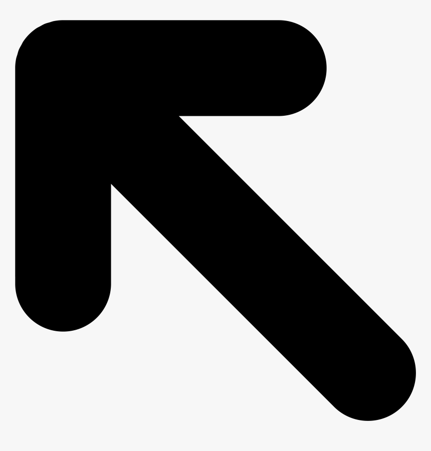 App Application Arrow Back Button - Upper Left Arrow, HD Png Download