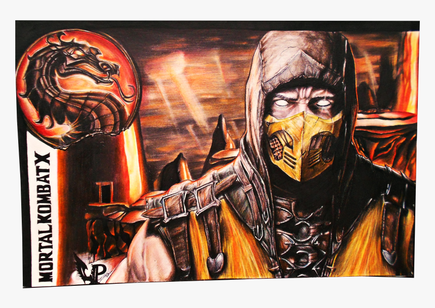 Mortal Kombat Scorpion Png, Transparent Png