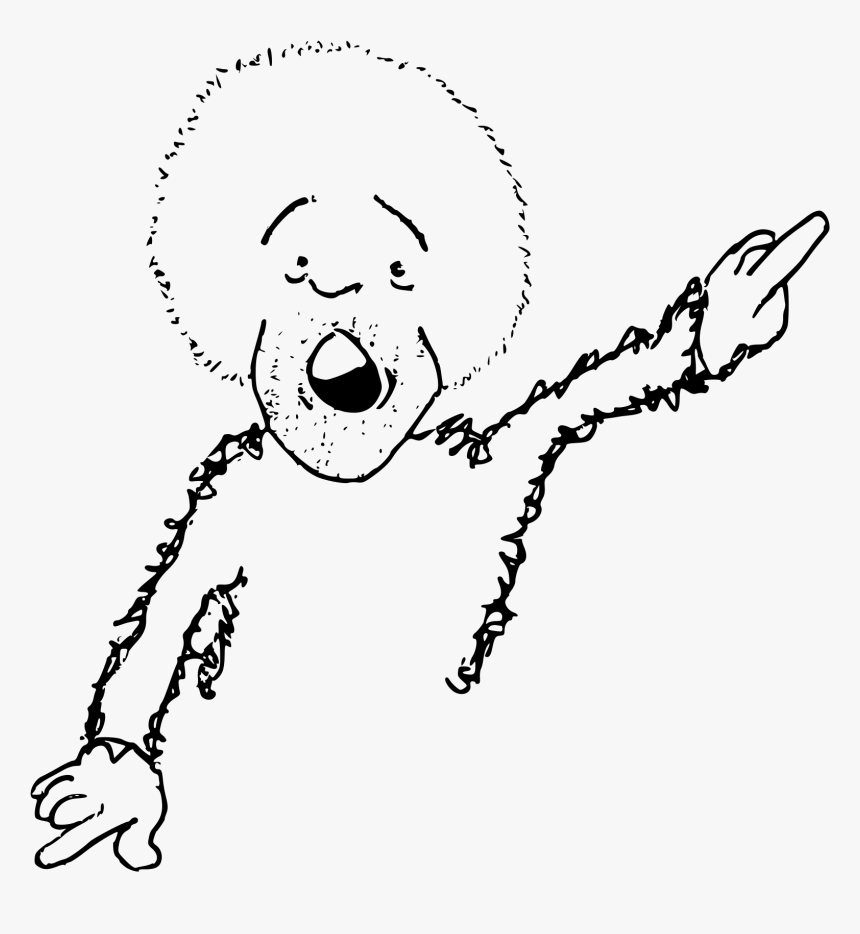 Man Pointing Clip Arts - Cartoon, HD Png Download