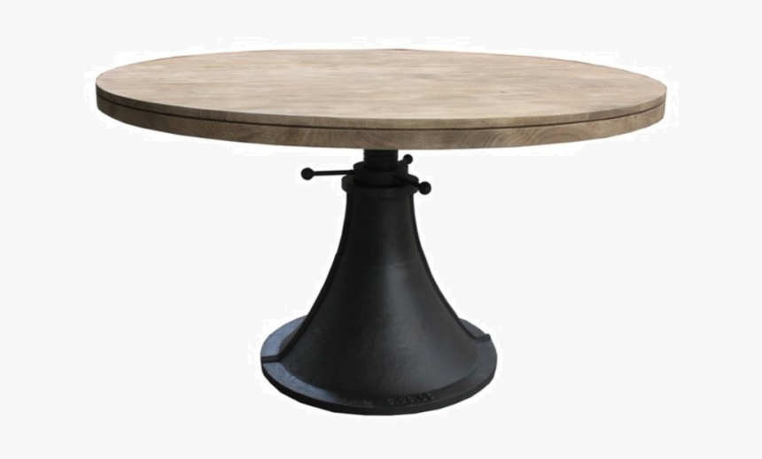 Round Dining Table With Iron Base, HD Png Download