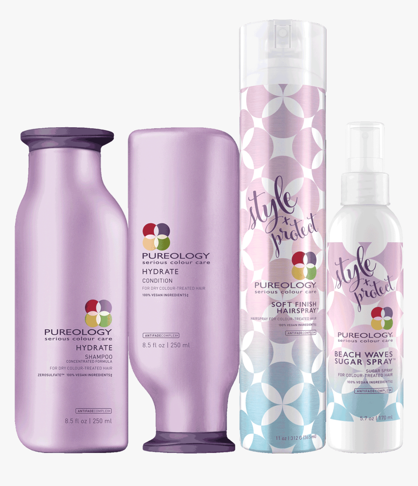 Pureology Beach Waves For Days Styling Product Set - Pureology Hydrate Sheer Shampoo, HD Png Download