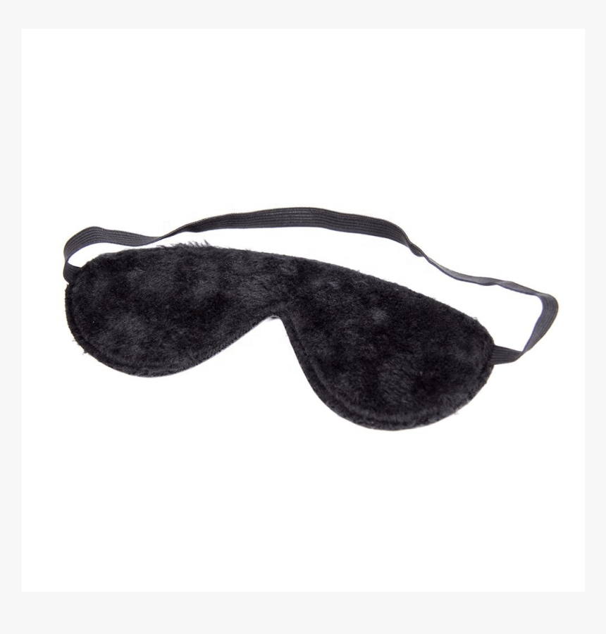Black Faux Fur Lined Blindfold - Illustration, HD Png Download