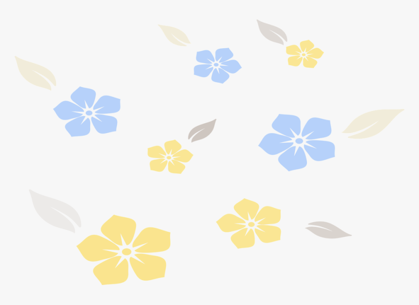 Flowers, Pattern, Plot, Yellow, Flower, Stamping, HD Png Download