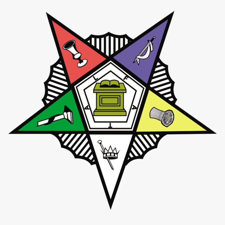 Eastern Star Logo - Eastern Star Emblem Clipart, HD Png Download