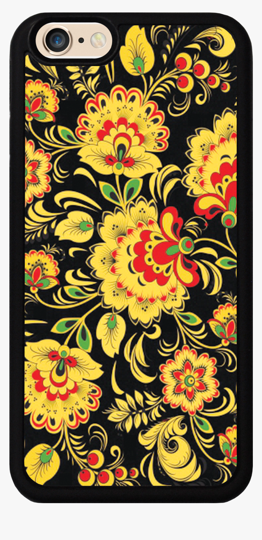 Yellow Flower Pattern Case, HD Png Download