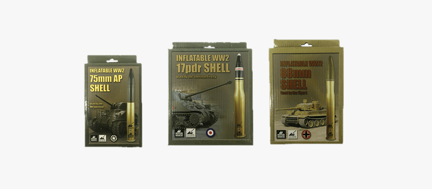 Inflatable Ww2 Shells By River Horse - Bullet, HD Png Download