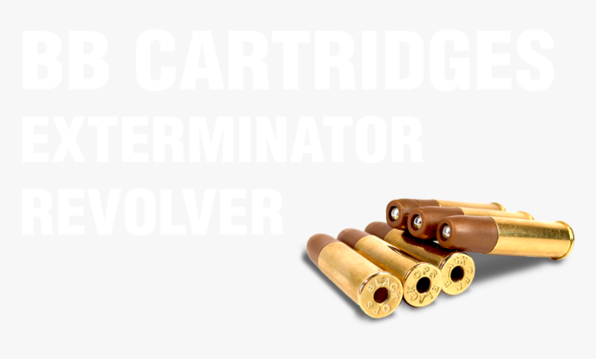 Exterminator Bb Revolver Cartridges - Bullet, HD Png Download