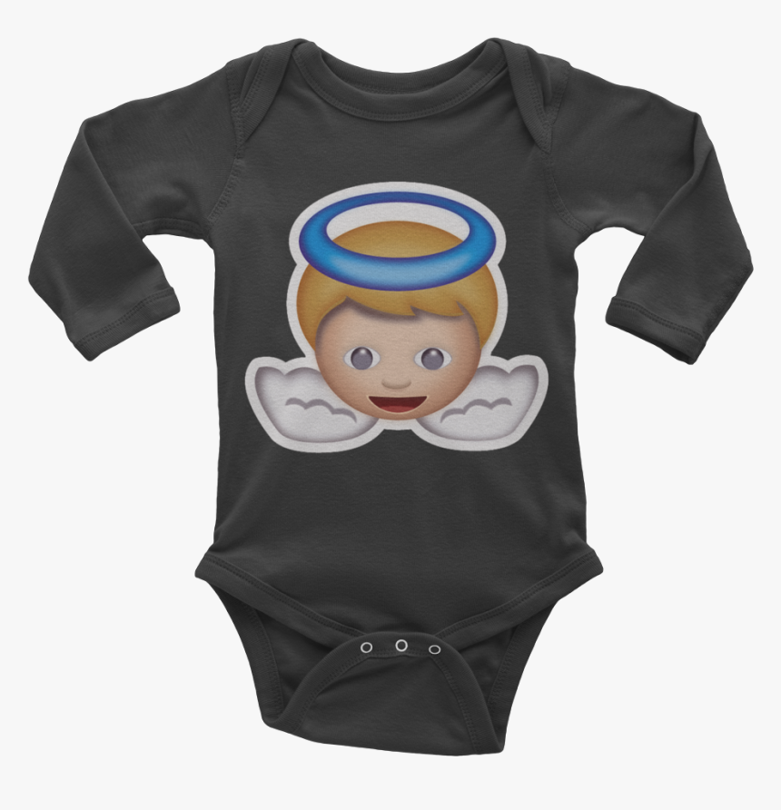 Emoji Baby Long Sleeve One Piece - Infant Bodysuit, HD Png Download