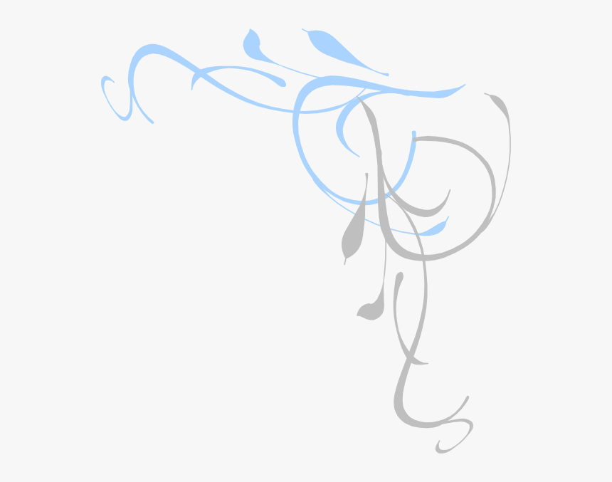 Corner Swirls Png - Front Page Design For Assignment, Transparent Png