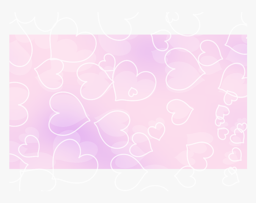 Pale Pink Hearts - Blackboard, HD Png Download