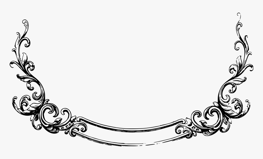 Pin Simple Scrollwork Clipart - Scrolls Clipart, HD Png Download