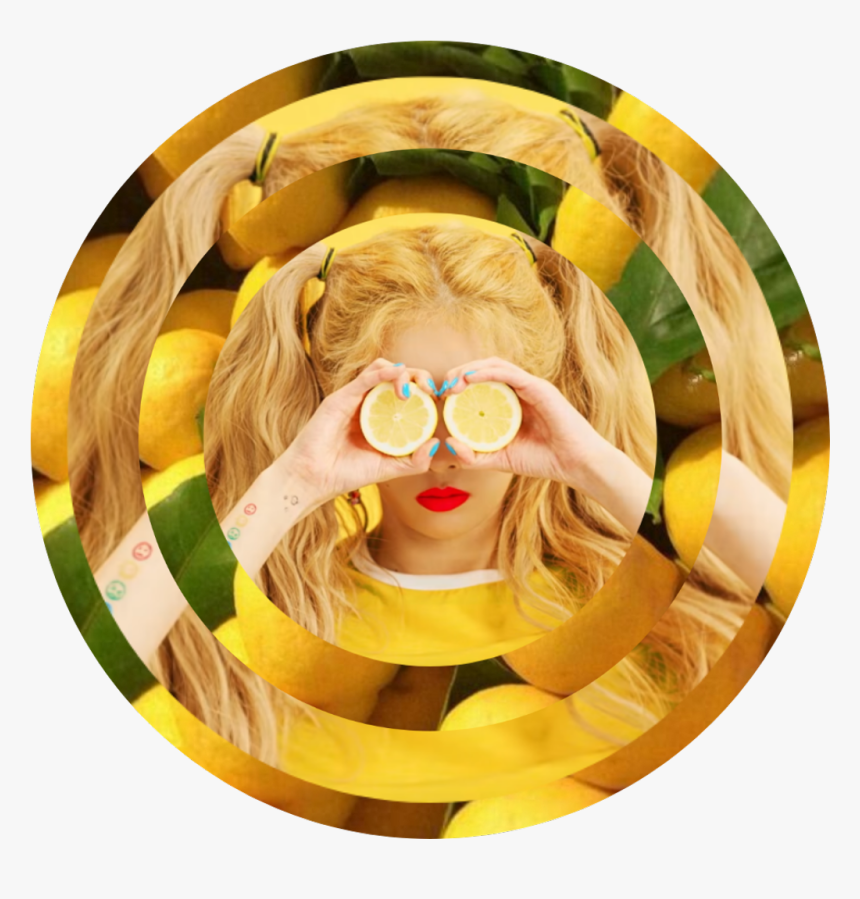 Hyuna Lip&hip Icon Yellow Kimhyunah Kpop Music Fruits - Hyuna Lip & Hip, HD Png Download