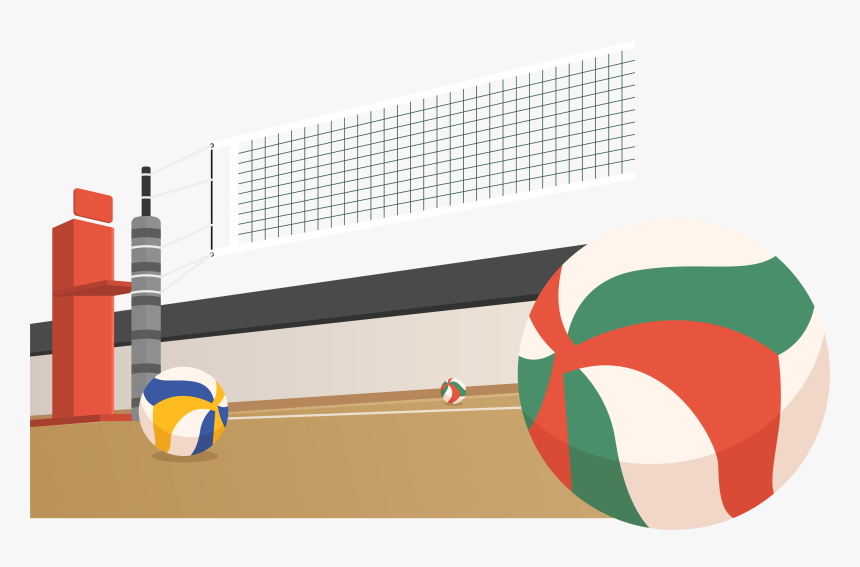 Beach Volleyball Sport Transprent - 排球 場 素材, HD Png Download