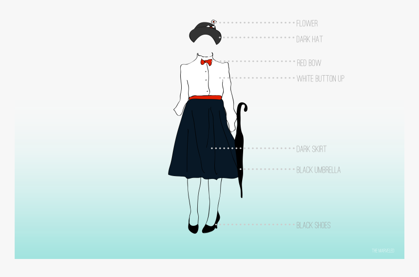 Transparent Mary Poppins Png - Illustration, Png Download