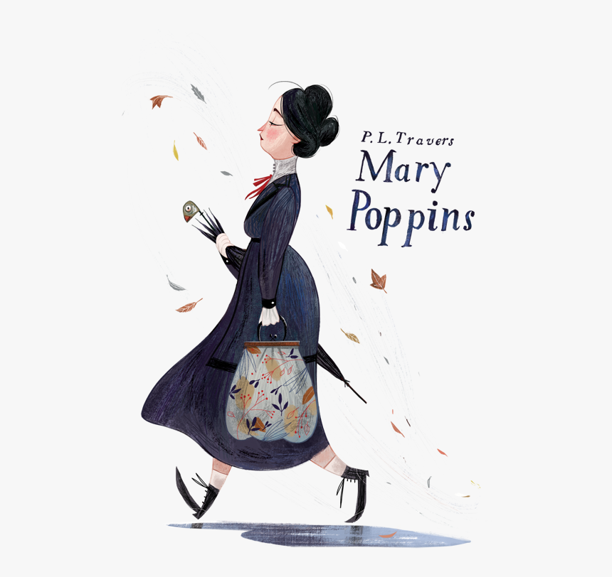 Julia Sarda Illustration Mary Poppins, HD Png Download