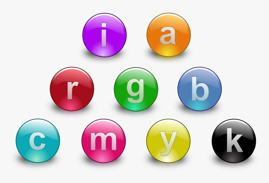 0 Multi Color Buttons Clip Arts - Circle, HD Png Download