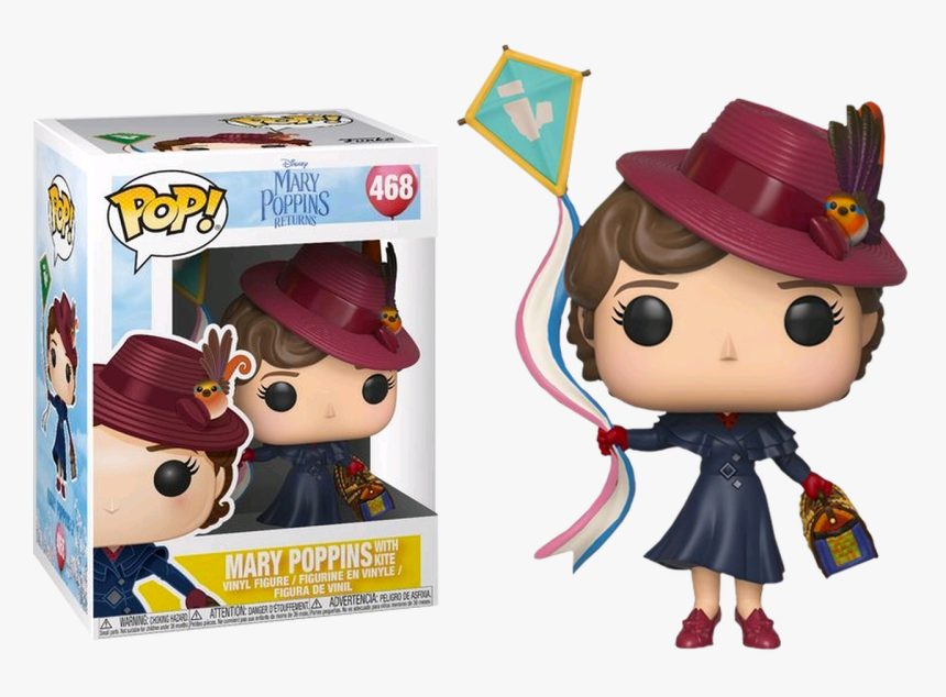 Mary Poppins Returns - Mary Poppins With Kite Funko, HD Png Download
